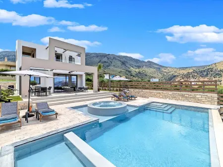 Minaos8  mit privatem Pool, Location Maison 8 personnes à Georgioupoli - Photo 26