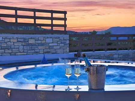 Minaos8  mit privatem Pool, Location Maison 8 personnes à Georgioupoli - Photo 30