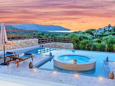 Minaos8  mit privatem Pool, Location Maison 8 personnes à Georgioupoli - Photo 32