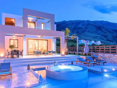 Location maison à Georgioupoli, Ferienvilla Minaos Maxima mit privatem Pool