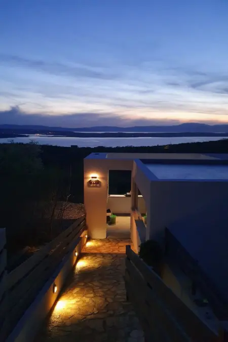Maison Crikvenica, terrasse, jardin et spa privatif