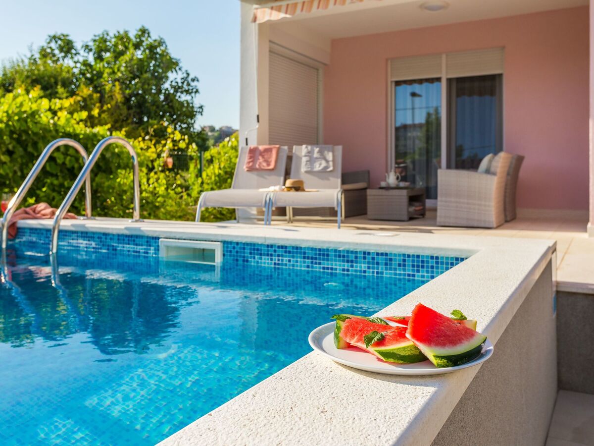 Maison Stobreč avec piscine chauffée privée, 250m de la plage - Photo 8