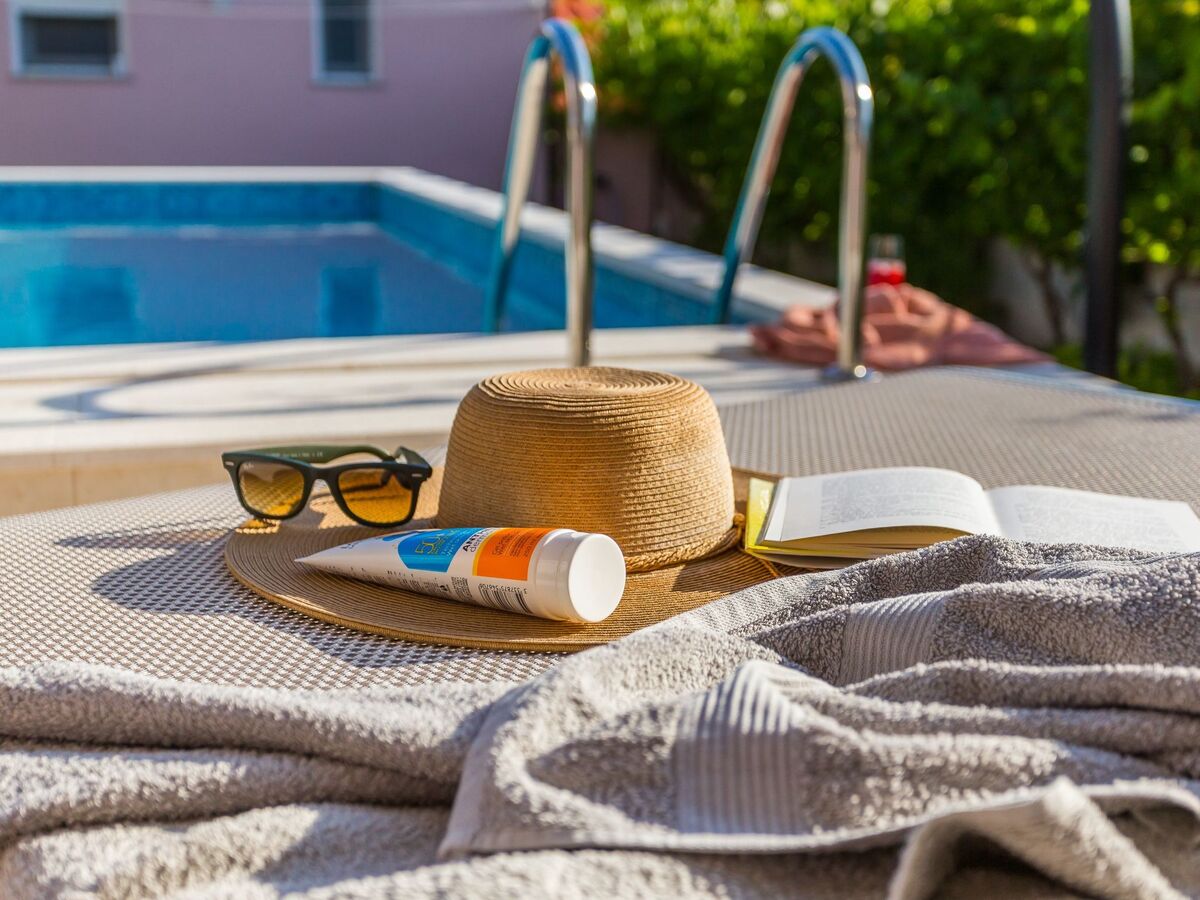 Maison Stobreč avec piscine chauffée privée, 250m de la plage - Photo 10
