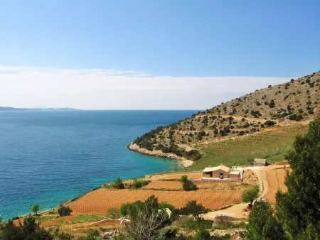 Maison en pierre avec vue sur Hvar et plage privée : photo 26