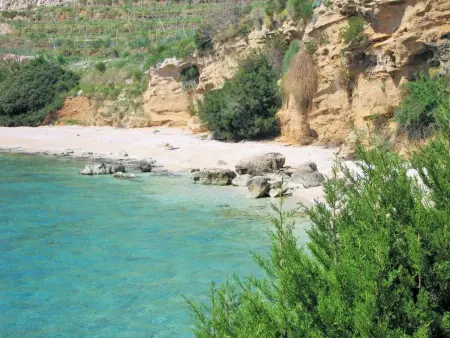 Maison en pierre avec vue sur Hvar et plage privée : photo 29