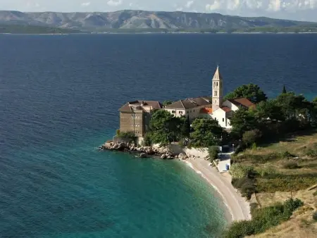 Maison en pierre avec vue sur Hvar et plage privée : photo 32