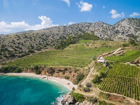 Maison en pierre avec vue sur Hvar et plage privée : photo 34