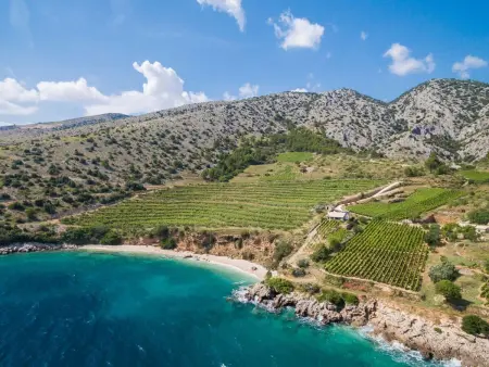 Maison en pierre avec vue sur Hvar et plage privée : photo 35