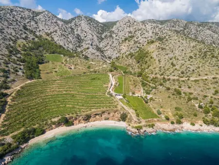 Maison en pierre avec vue sur Hvar et plage privée : photo 36