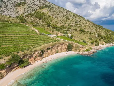Maison en pierre avec vue sur Hvar et plage privée : photo 39