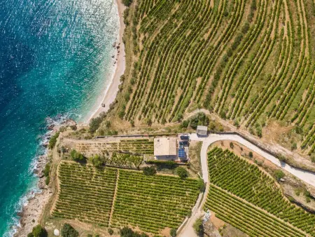 Maison en pierre avec vue sur Hvar et plage privée : photo 41