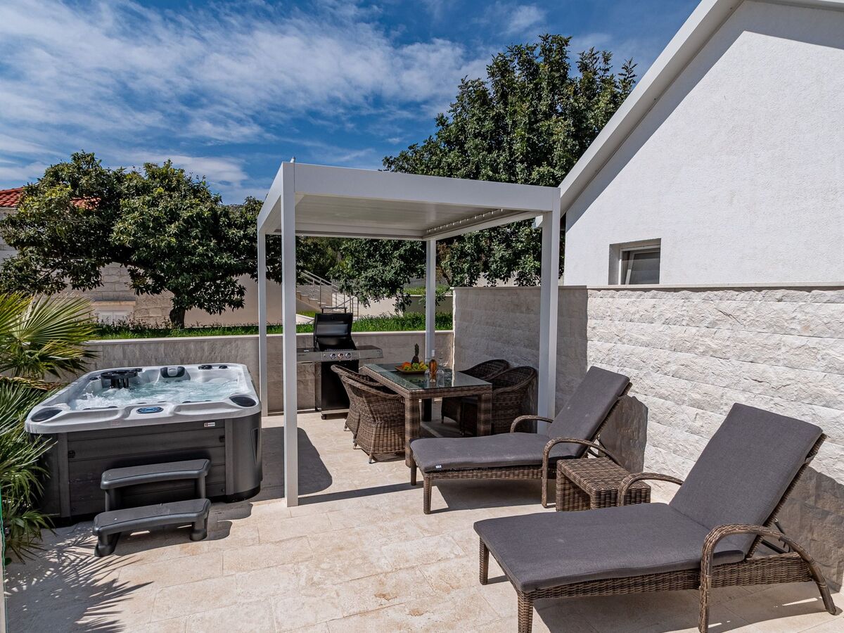 Villa Suartini Viganj : maison avec jacuzzi face à mer - Photo 20