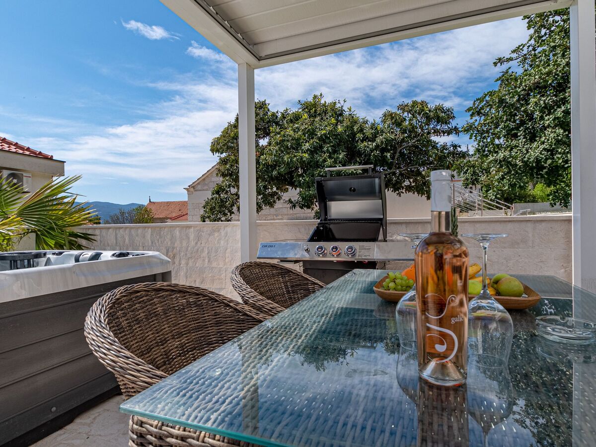 Villa Suartini Viganj : maison avec jacuzzi face à mer - Photo 21