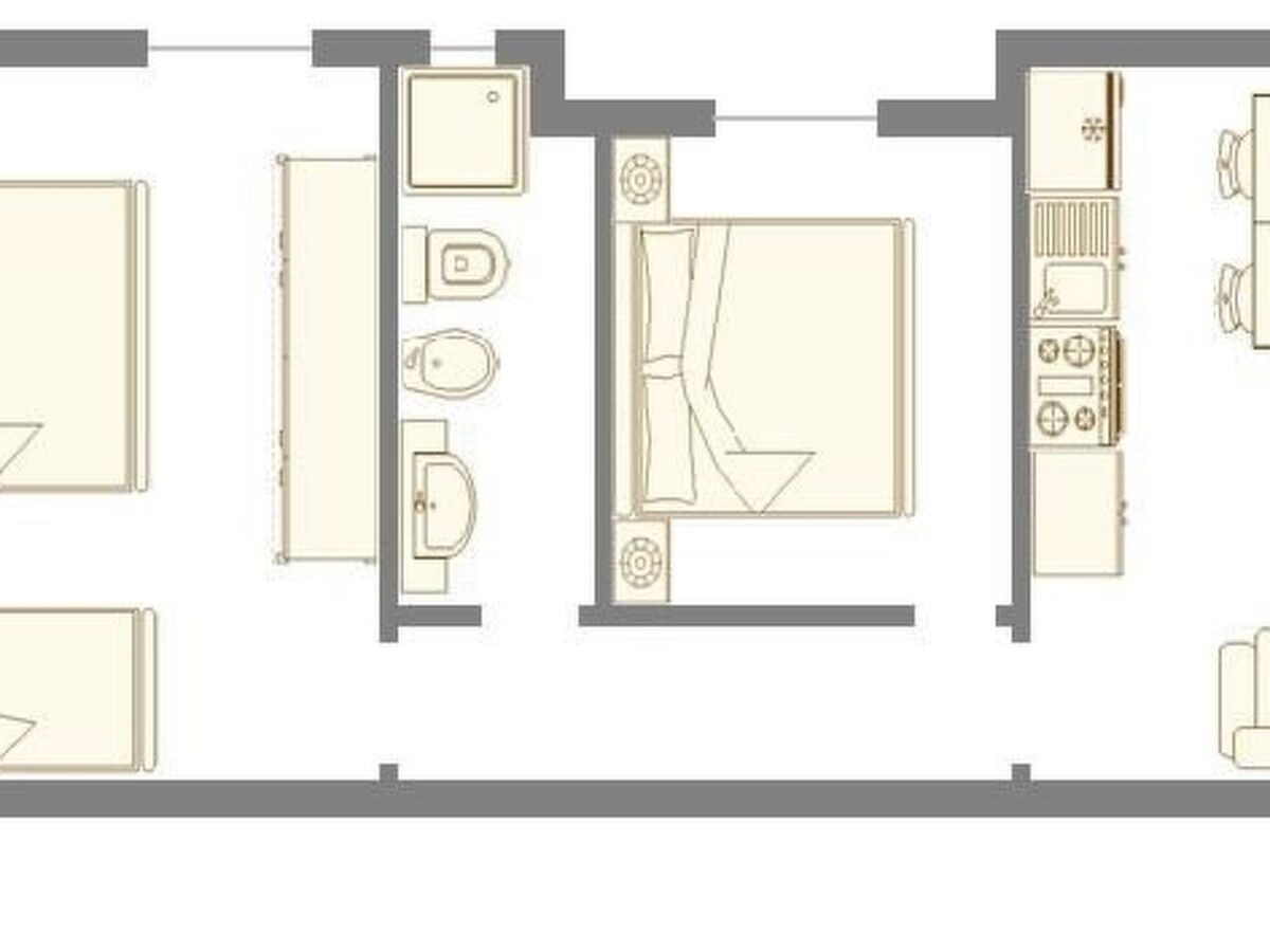 Appartement Virgilio Zanetti, 2 chambres avec jardin - Photo 15