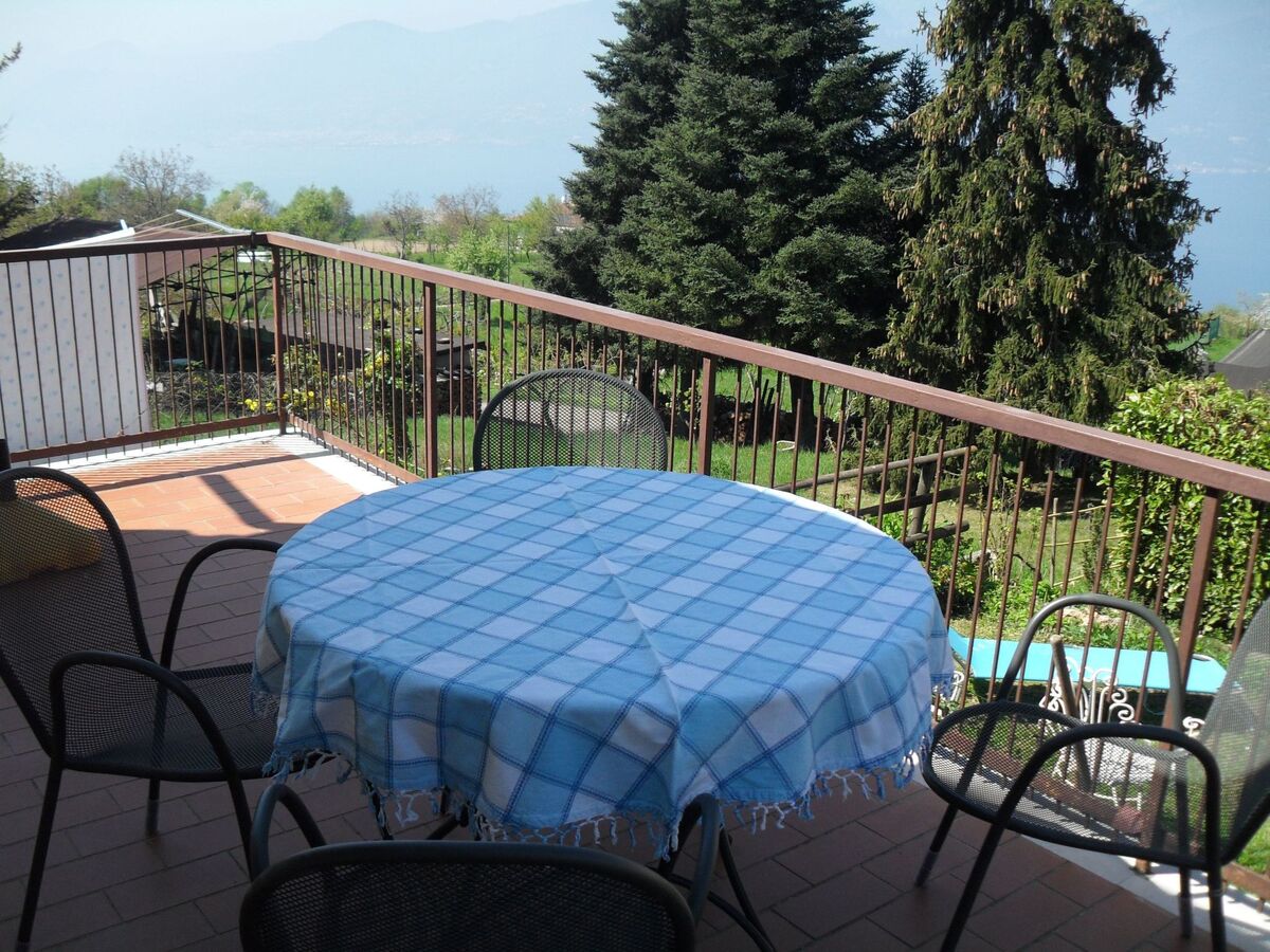 Maison San Zeno di Montagna, jardin et vue lac Garda - Photo 11