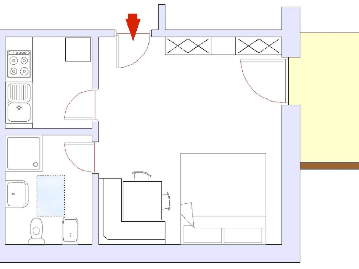 Appartement mansardé avec balcon panoramique Ortisei - Photo 3