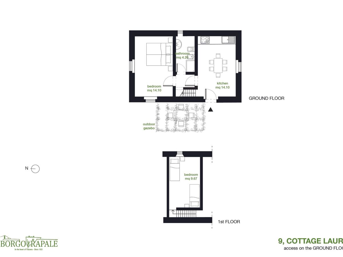 Cottage Laura à Bucine : maison avec piscine et jardin privé - Photo 16