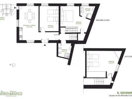 Giovanni – Appartement 9 pers. avec piscine à Bucine : photo 12