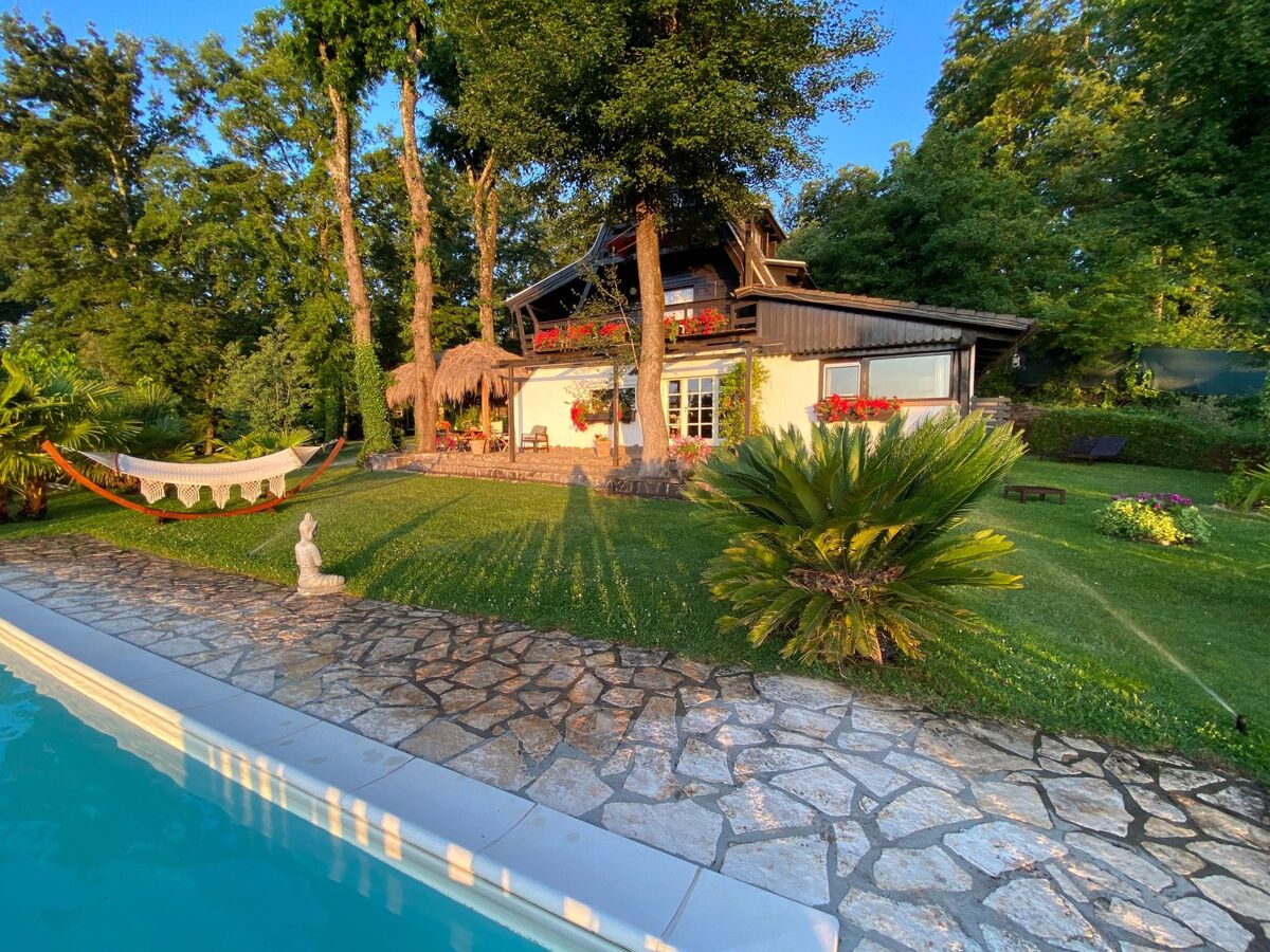 Chalet bois avec piscine infinity à Trevignano Romano - Photo 109
