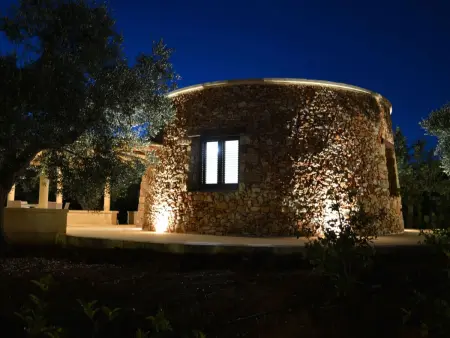 Location maison à Casarano, I FURNEDDHRI - Wohnstruktur bestehend aus 4 Trulli mit Schwimmbad