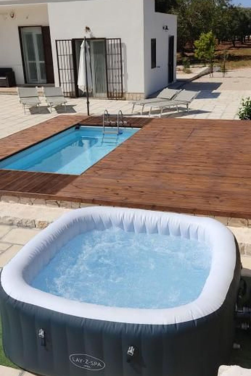 Trullo en pierre et villa blanche avec jacuzzi - Photo 26
