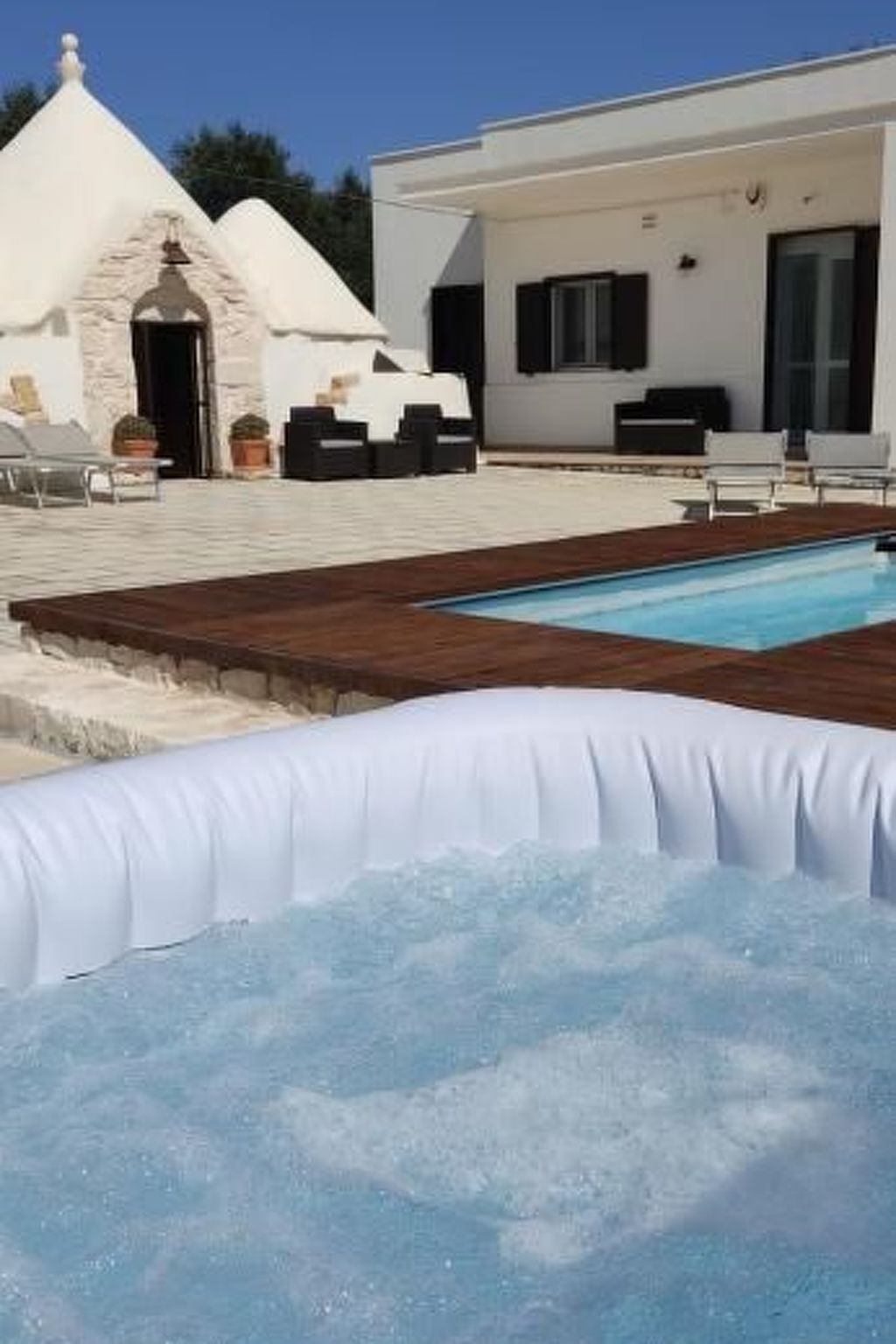 Trullo en pierre et villa blanche avec jacuzzi - Photo 28