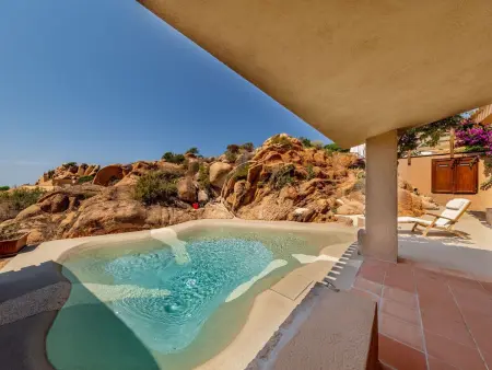 Maison Costa Paradiso, pool hydromassage privée, vue mer : photo 12