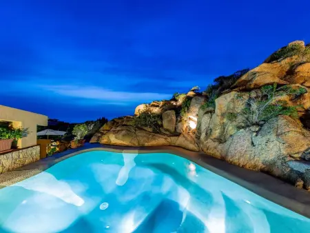 Maison Costa Paradiso, pool hydromassage privée, vue mer : photo 13