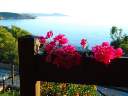 Location maison à Torre dei Corsari, mit Wasserblick