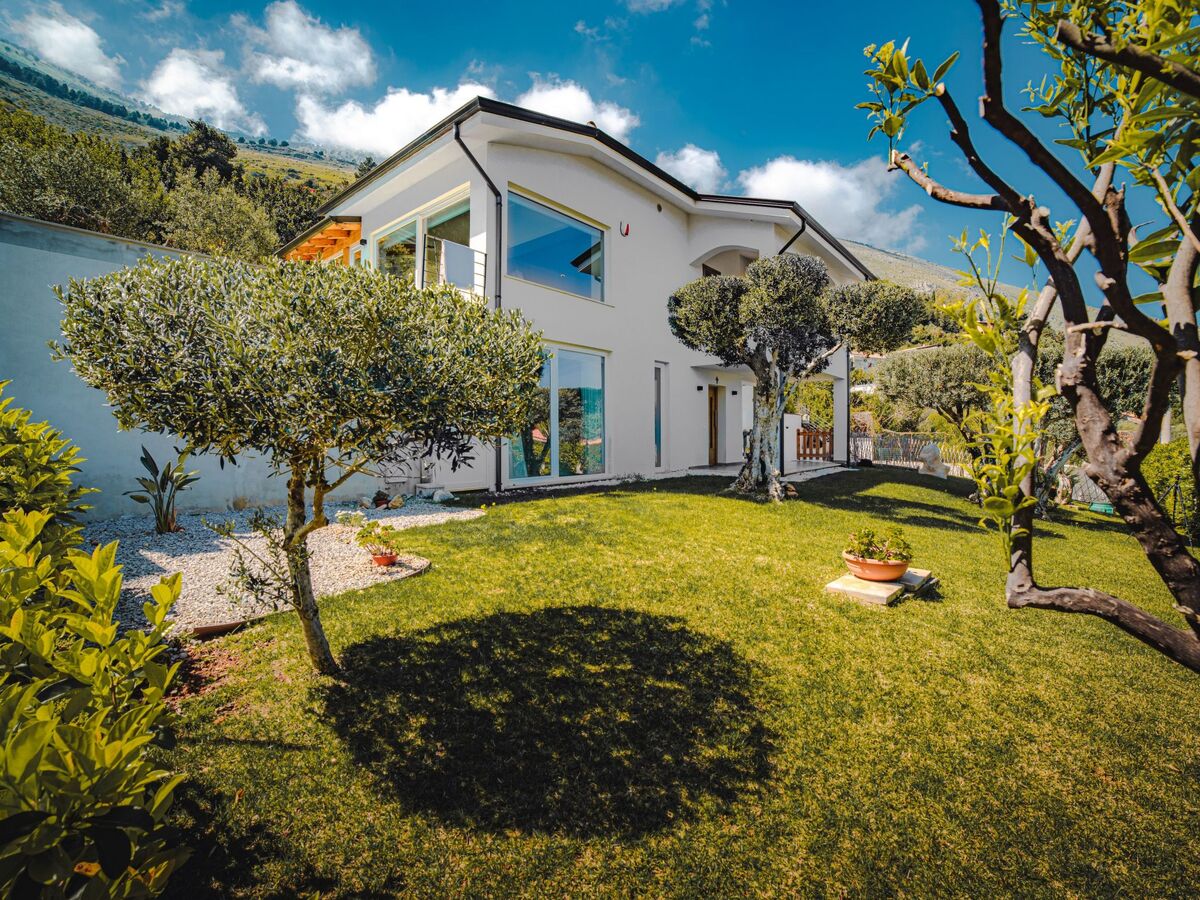 Villa Mamma Paola à Carini, vue mer 180° et piscine privée - Photo 4