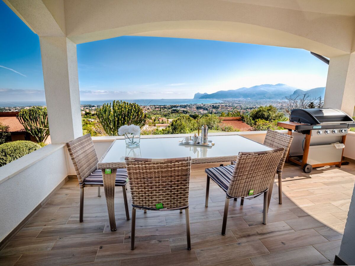 Villa Mamma Paola à Carini, vue mer 180° et piscine privée - Photo 14