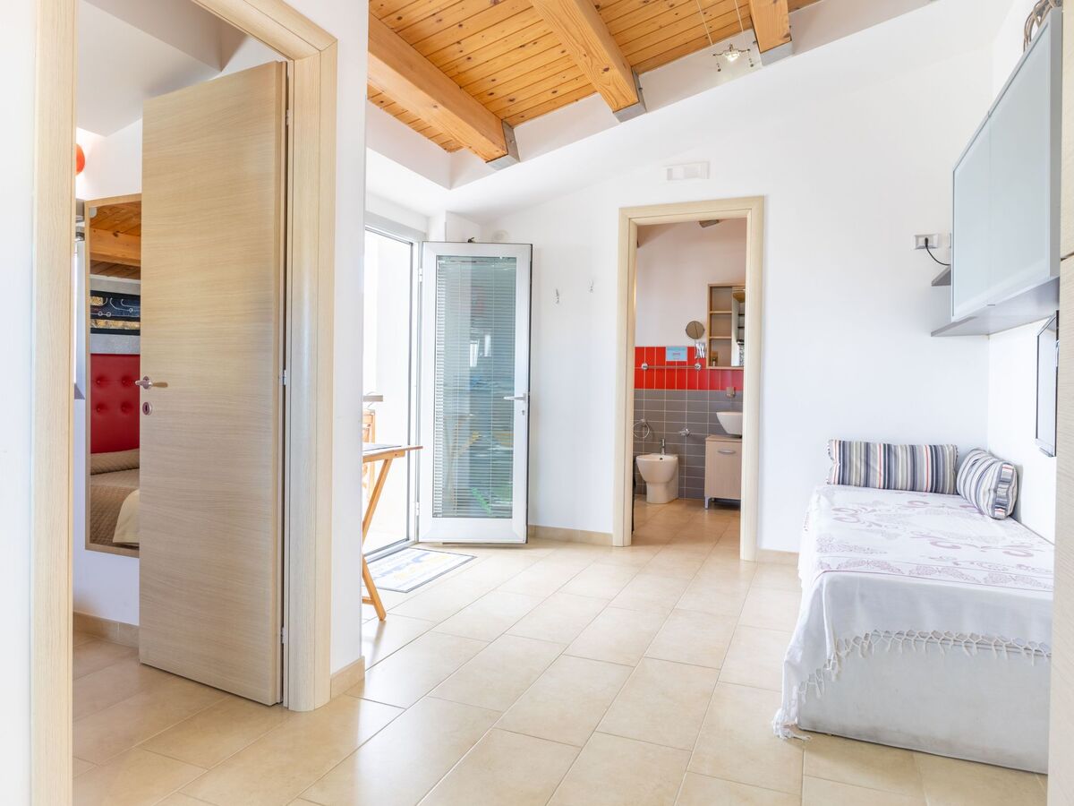 Appartement Punta Secca, 100 m de la plage avec terrasse - Photo 12