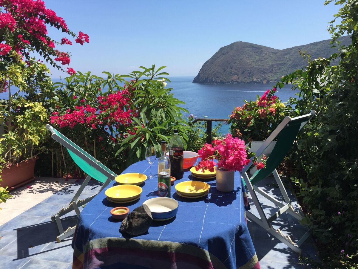 Maison Lipari vue mer, terrasse, 350m plage - Photo 1