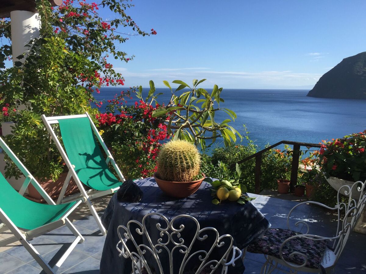 Maison Lipari vue mer, terrasse, 350m plage - Photo 13