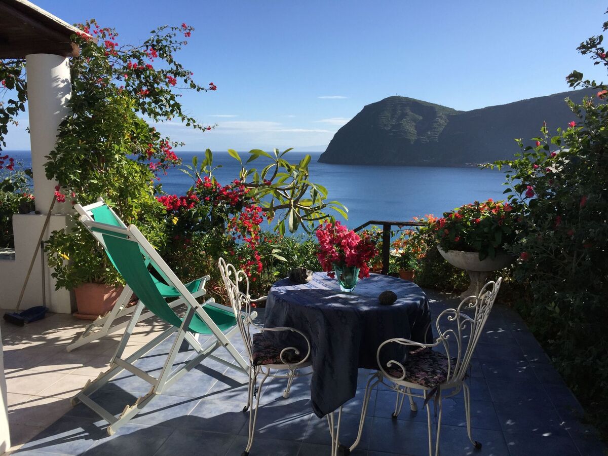 Maison Lipari vue mer, terrasse, 350m plage - Photo 14