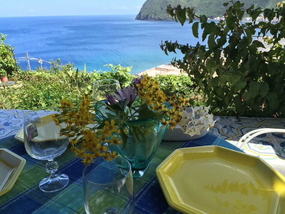 Maison Lipari vue mer, terrasse, 350m plage - Photo 19