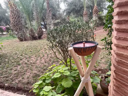 Maison avec piscine et jardin privatif à Marrakech, palmeraie : photo 4