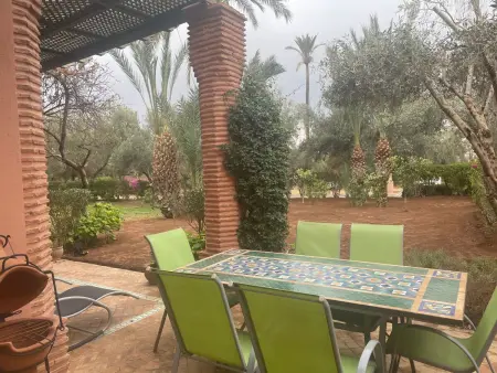 Maison avec piscine et jardin privatif à Marrakech, palmeraie : photo 12