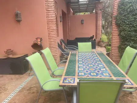 Maison avec piscine et jardin privatif à Marrakech, palmeraie : photo 13