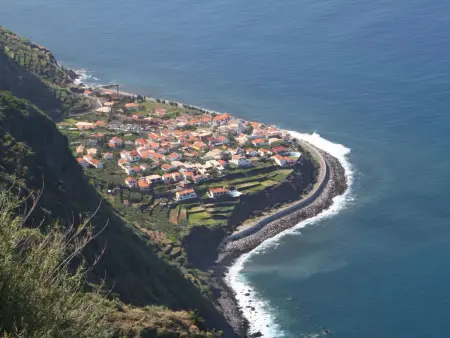 Location appartement à Arco da Calheta, Studio mit Balkon