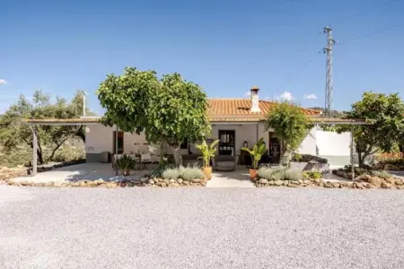 Location villa à Comares, Villa de 5 chambres avec piscine, nage à contre-courant et jacuzzi