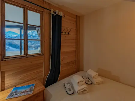 Appartement 6 pers. aux Belleville, balcon vue sommets : photo 11