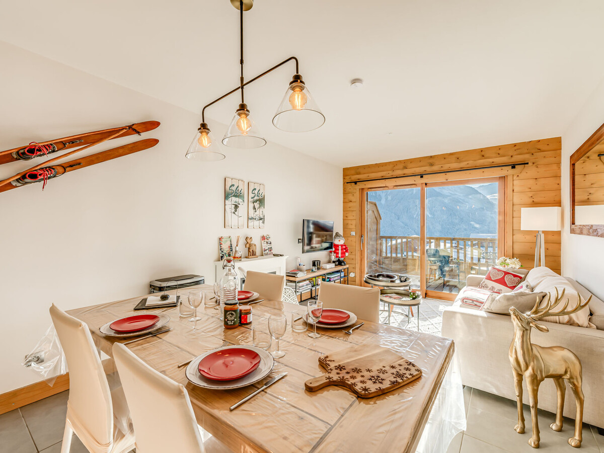 Appartement 4* Champagny, 6 pers, terrasse vue Courchevel - Photo 1