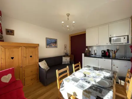 Appartement cosy au bord des pistes aux Menuires, vue sommets : photo 2