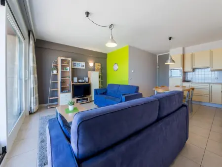 Appartement Duinzicht Vijfde, vue mer à Koksijde, 6 pers. : photo 7