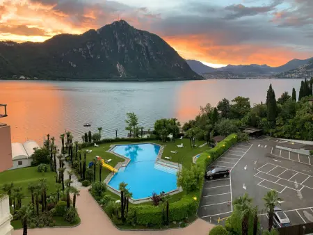 Location appartement à Bissone, Blue Lake Lugano Apt.312