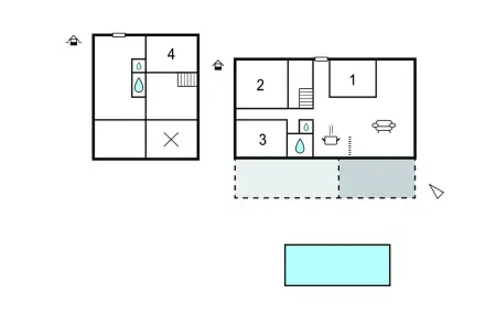 Maison 10 pers. avec piscine chauffée à Meschers : photo 39