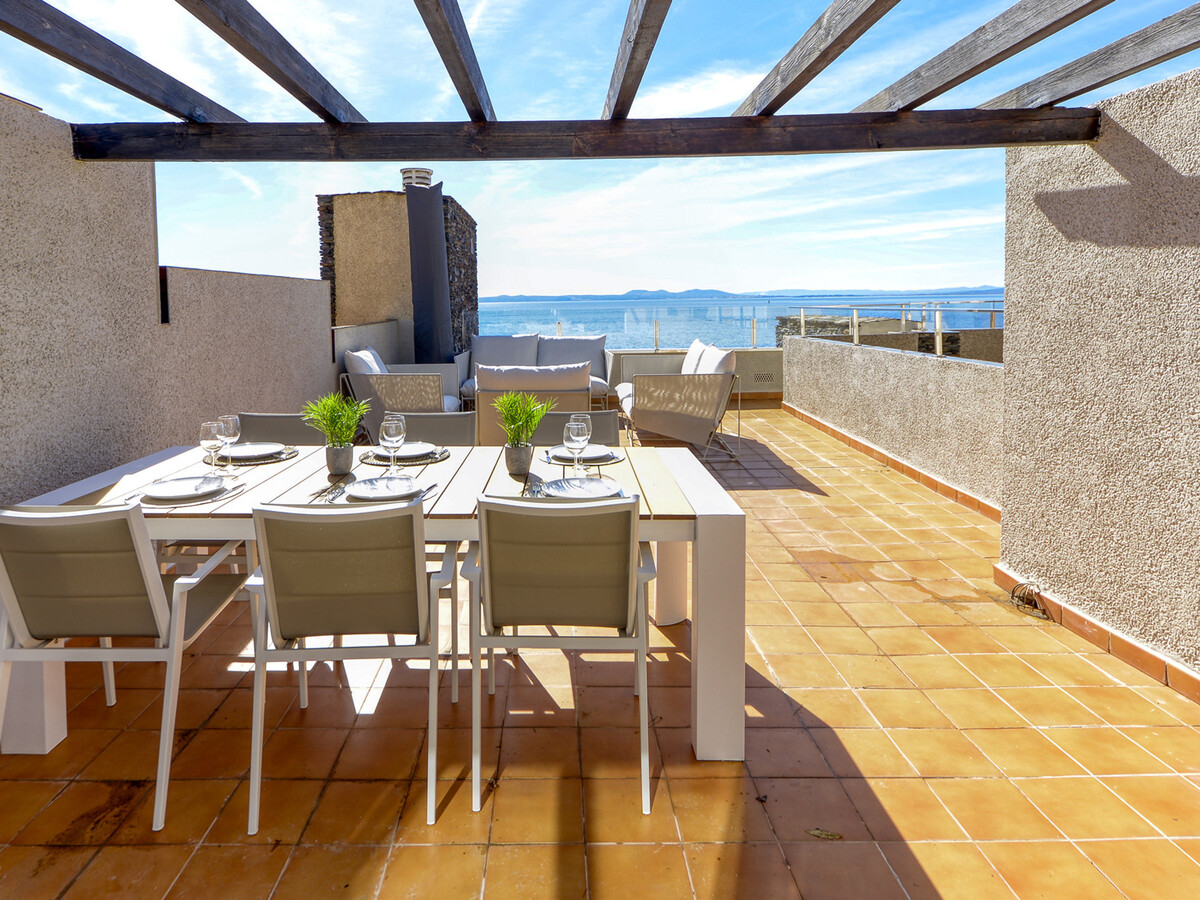 Penthouse en bord de mer, terrasse vue mer à Roses - Photo 6