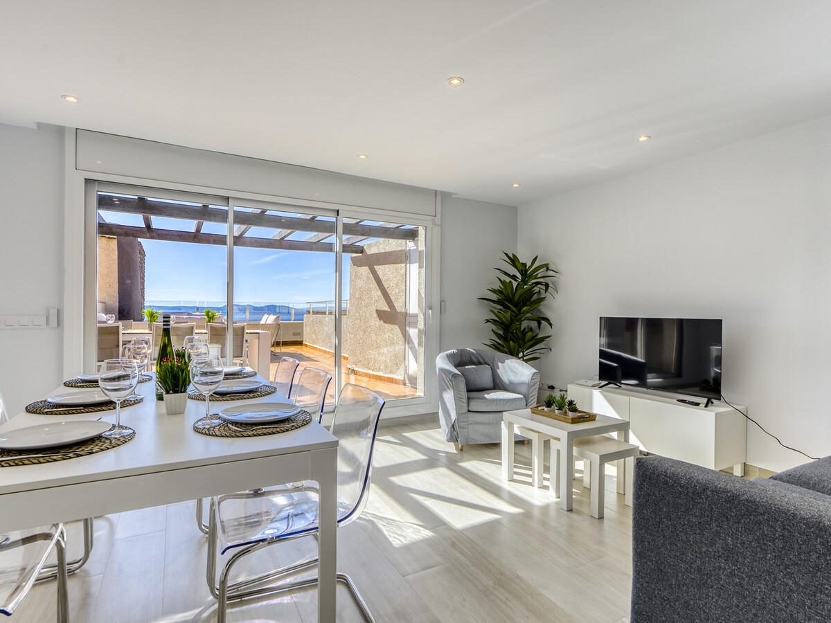 Penthouse en bord de mer, terrasse vue mer à Roses - Photo 8