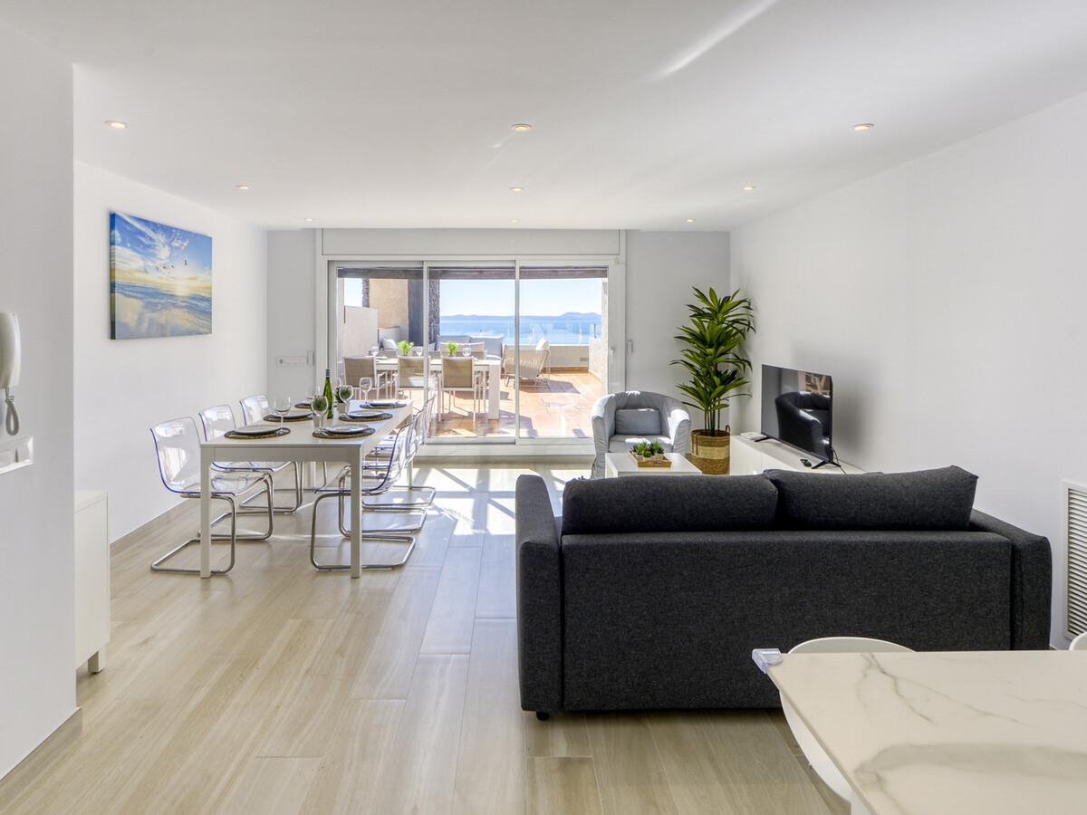 Penthouse en bord de mer, terrasse vue mer à Roses - Photo 11